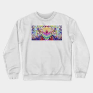 I Wish I Was The Moon Tonight: Mirrored Crewneck Sweatshirt